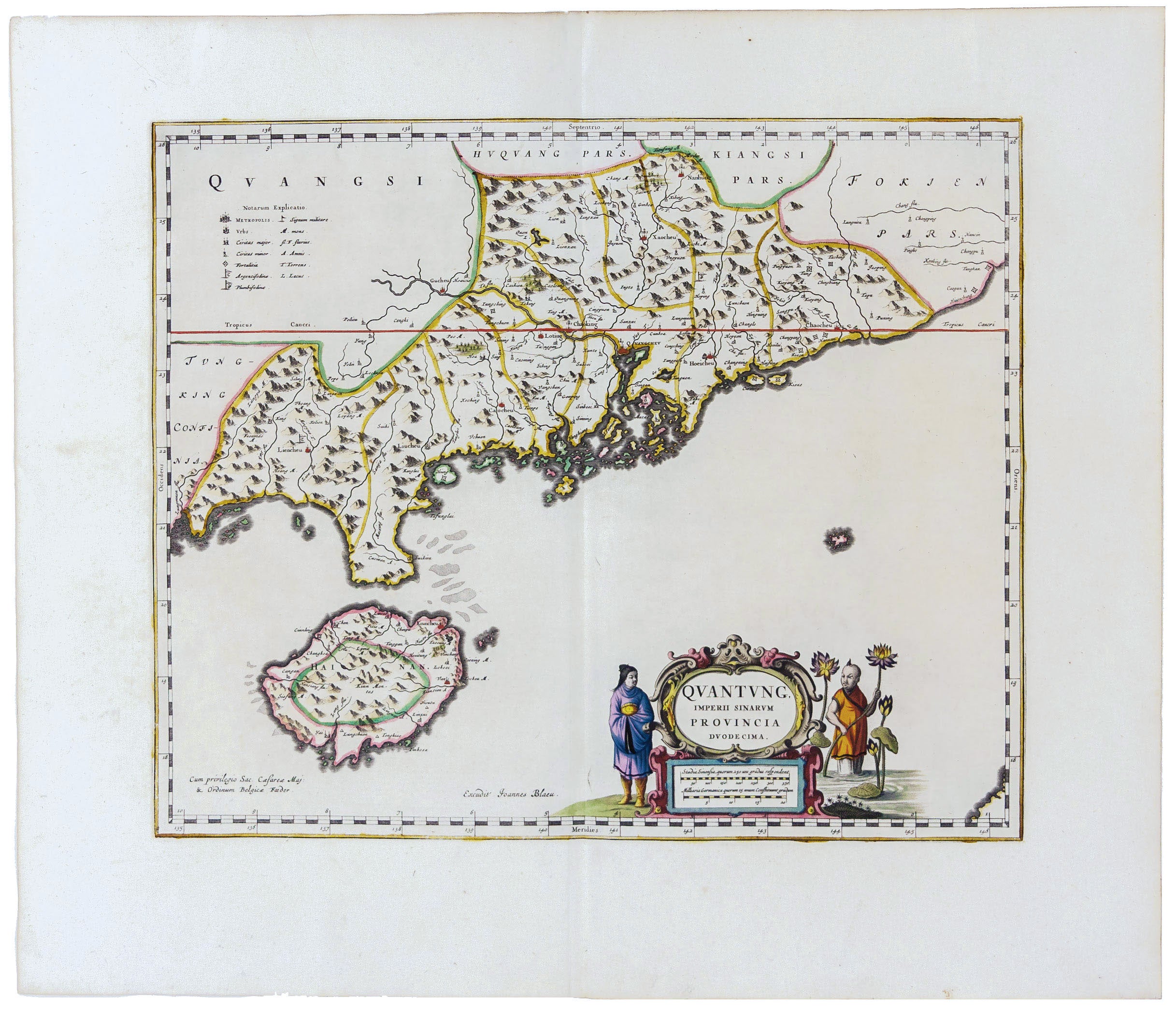 Pristine Example of the Earliest Hong Kong Area Map