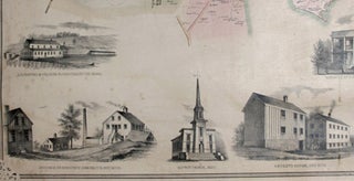 Map of the Towns of Saybrook and Old Saybrook Middlesex County Connecticut.