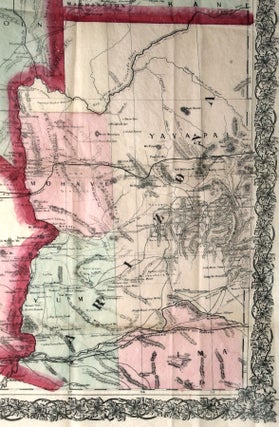 Bancroft's Map of California, Nevada, Utah and Arizona,...