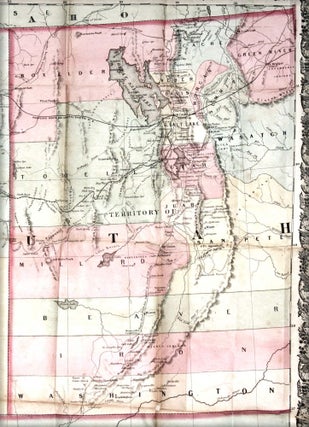 Bancroft's Map of California, Nevada, Utah and Arizona,...