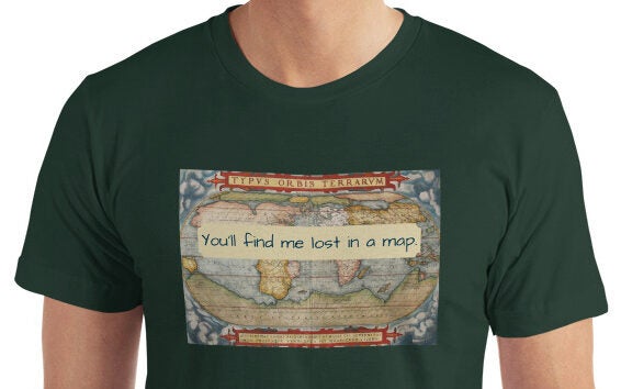 T-Shirt Map Series No. 1 | Purple Mountain Apparel