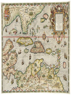 Item #55555 Occidentalis Americae partis, ve, earum Regionum quas Christophorus Columbus. T./...