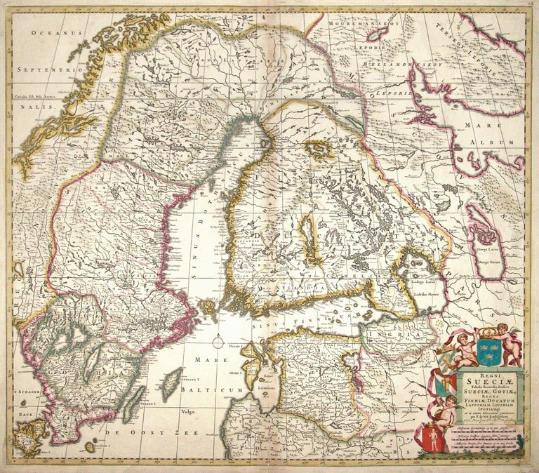 Item #8206 Regni Sueciae Tabula Generalis. F. Sweden/ Norway/ Finland. DE WIT.